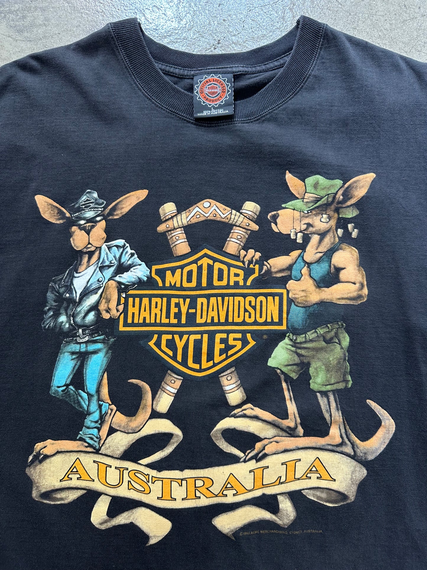 1993 HARLEY DAVIDSON AUSTRALIA TEE(L)