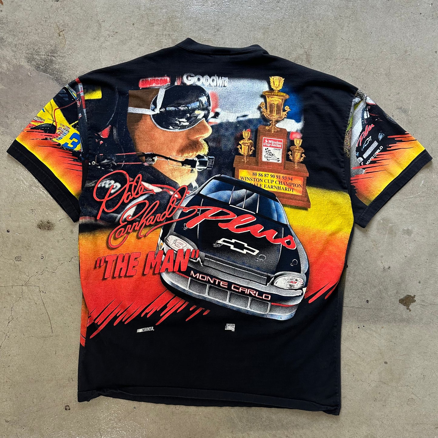 1990’S DALE EARNHARDT AOP NASCAR TEE(2XL)