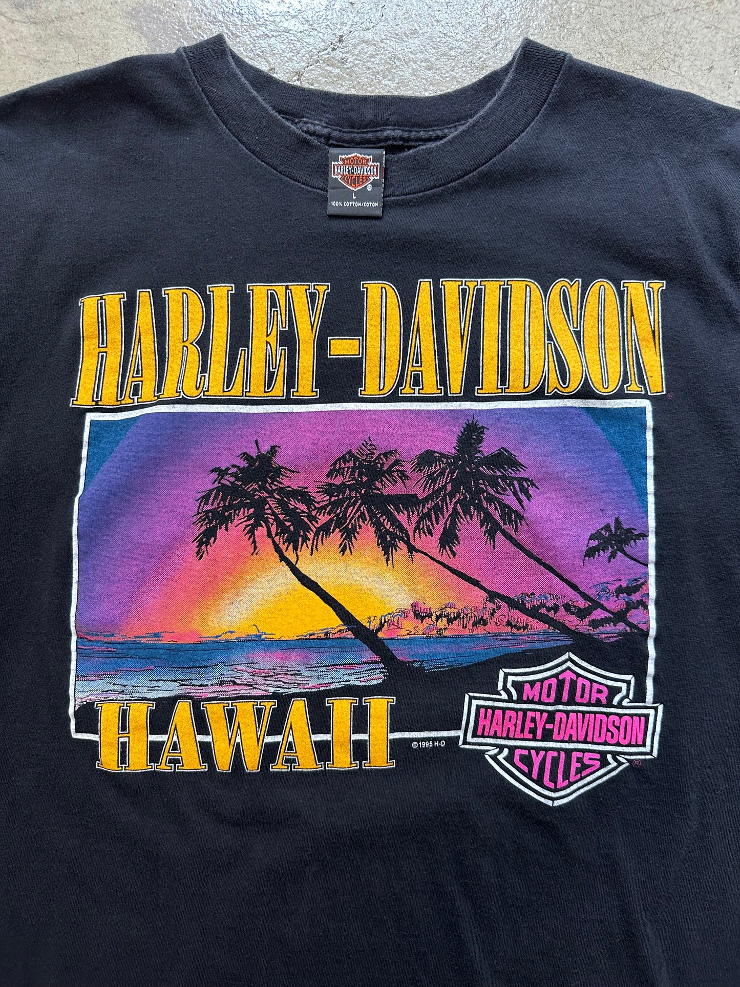 1997 HARLEY DAVIDSON HAWAII TEE(L)