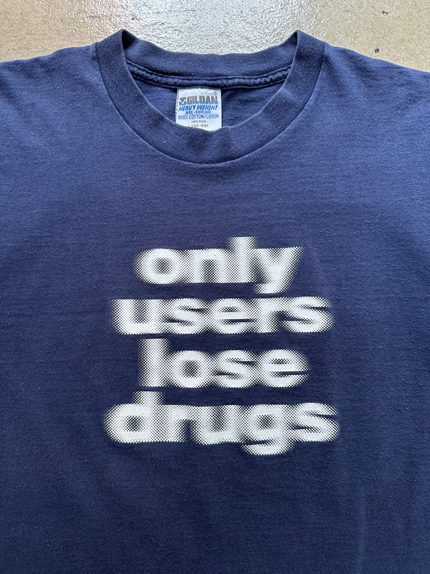 1990’S “ONLY USERS LOSE DRUGS” TEE(L)