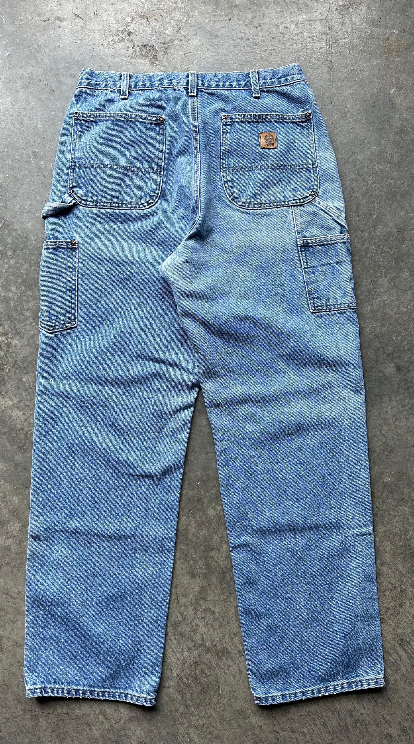 (36X34)DENIM CARHARTT DOUBLE KNEES