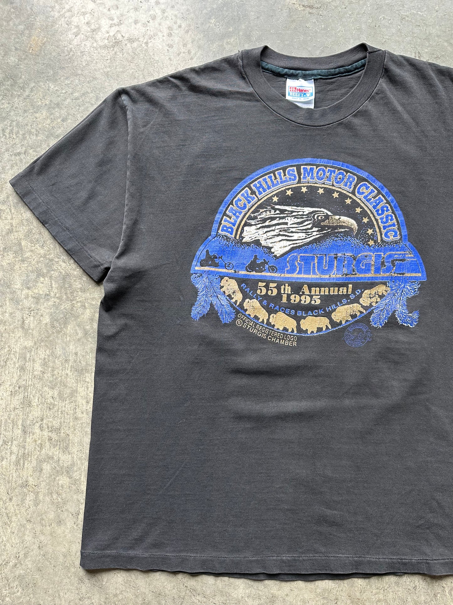 1995 STURGIS HARLEY TEE(XL)