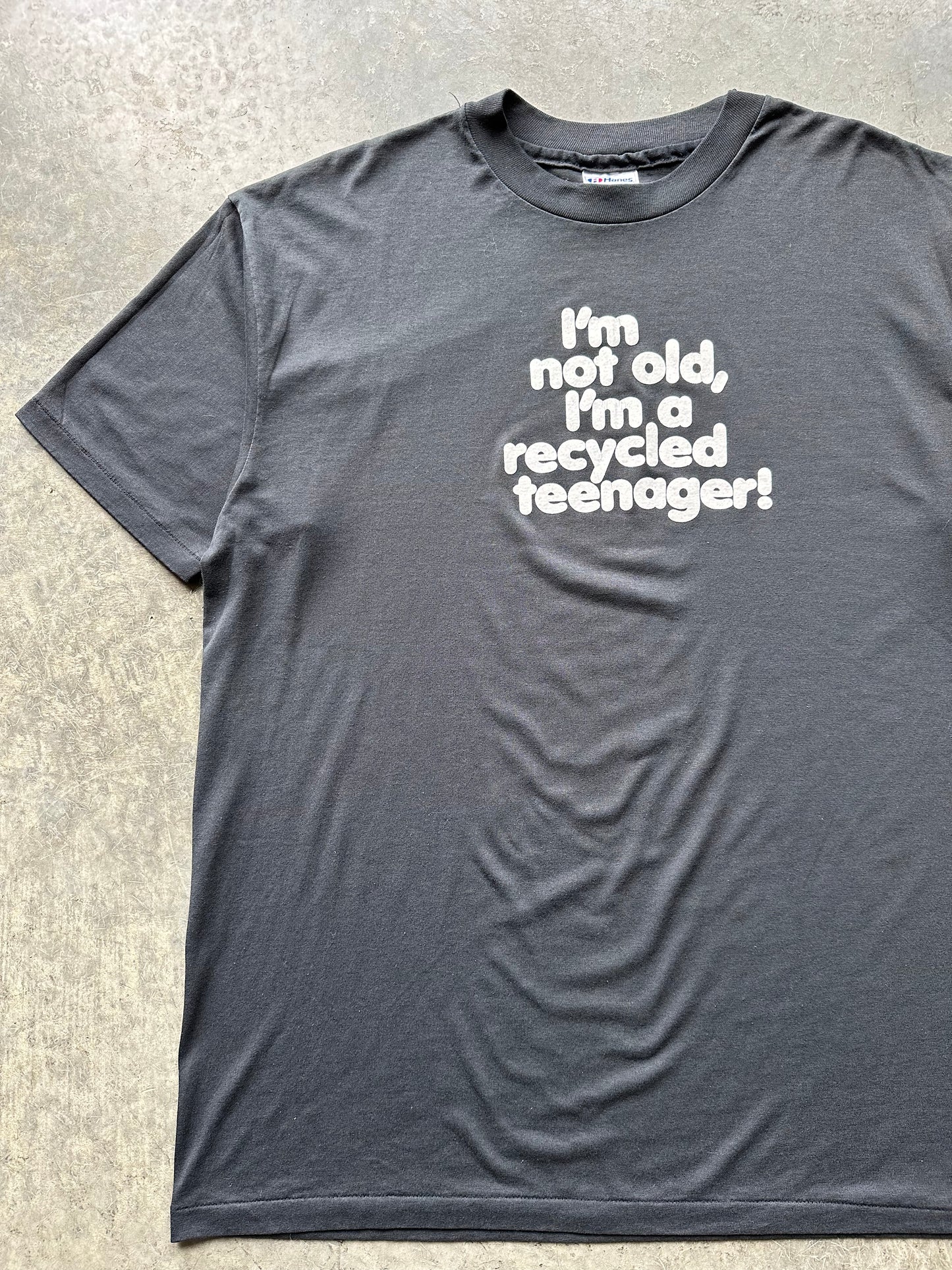 1980’S RECYCLED TEENAGER TEE(XL)