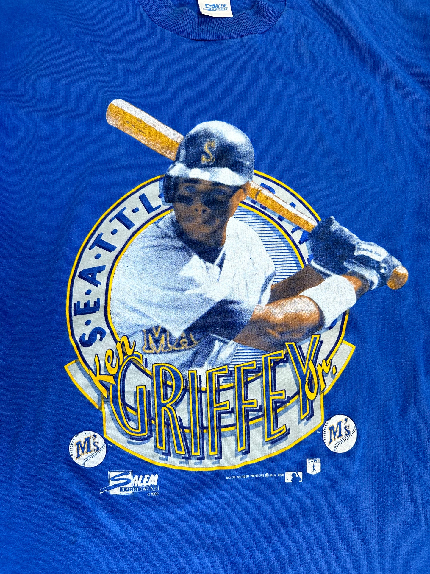 1990 SEATTLE MARINERS KEN GRIFFEY JR. TEE(XL)