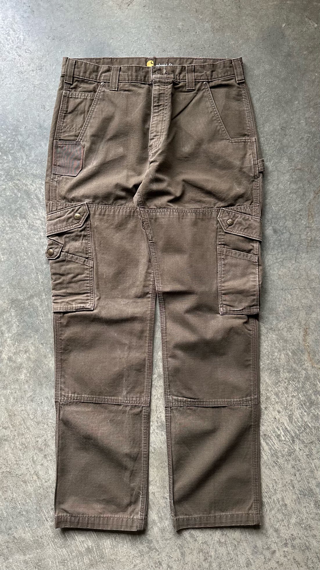 (34X34)BROWN CARHARTT CARGO PANTS