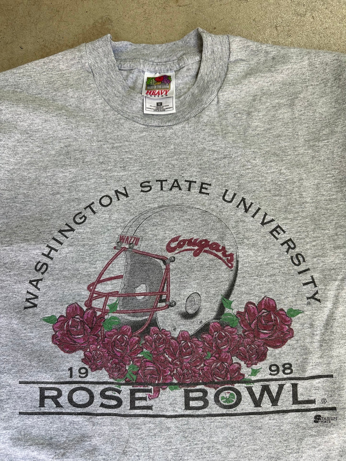 1998 WSU ROSE BOWL TEE(M)