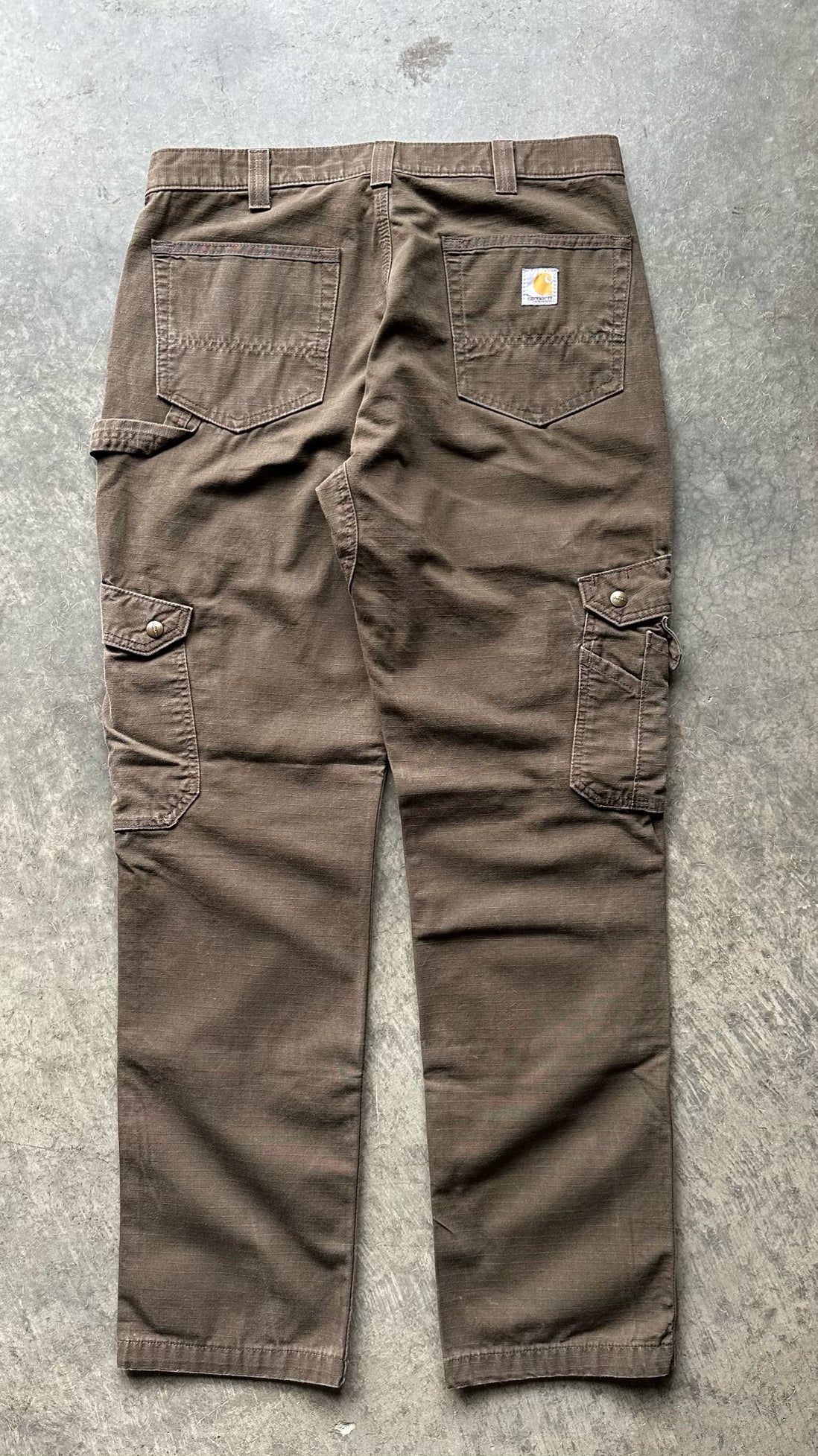 (34X34)BROWN CARHARTT CARGO PANTS