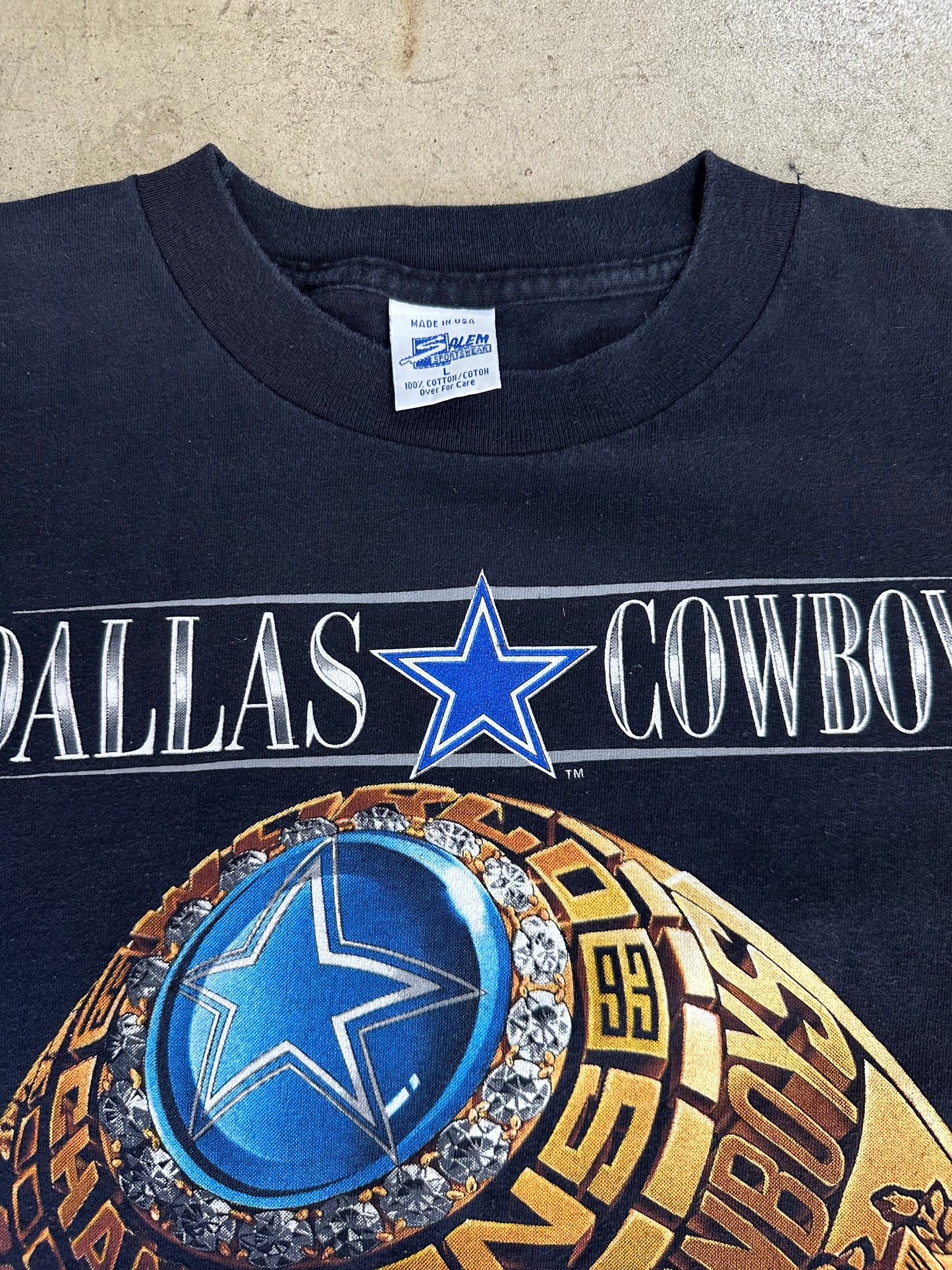 1993 DALLAS COWBOYS SUPER BOWL CHAMPS TEE(XL)