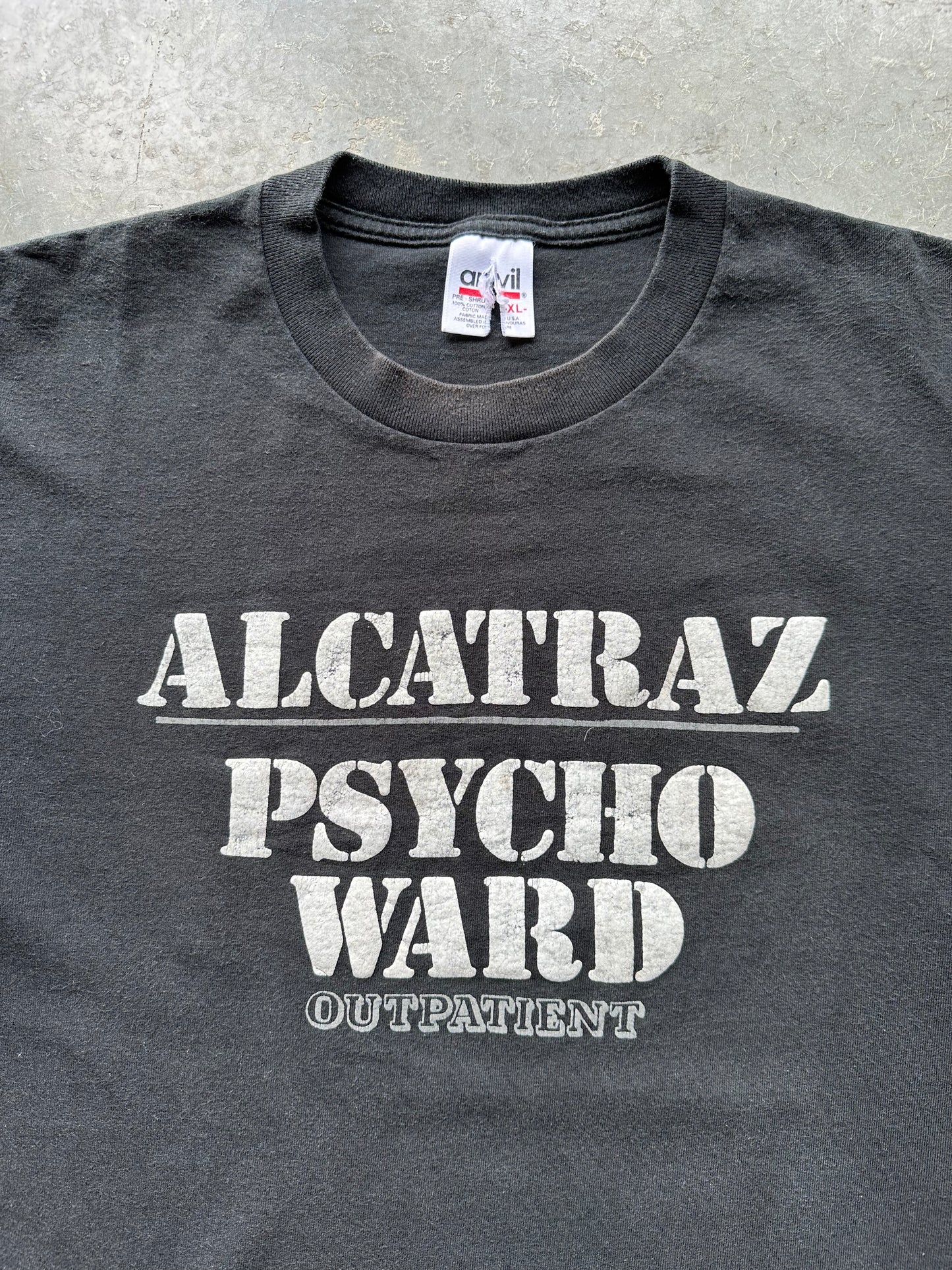 1990’S ALCATRAZ PSYCHO WARD TEE(XL)