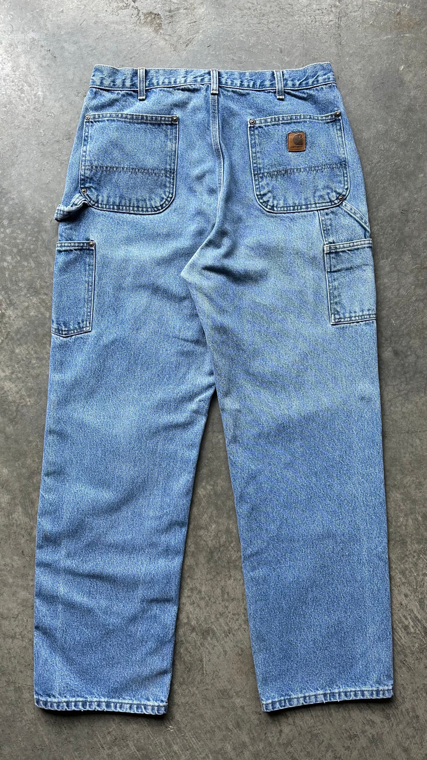 (36X34)DENIM CARHARTT DOUBLE KNEES