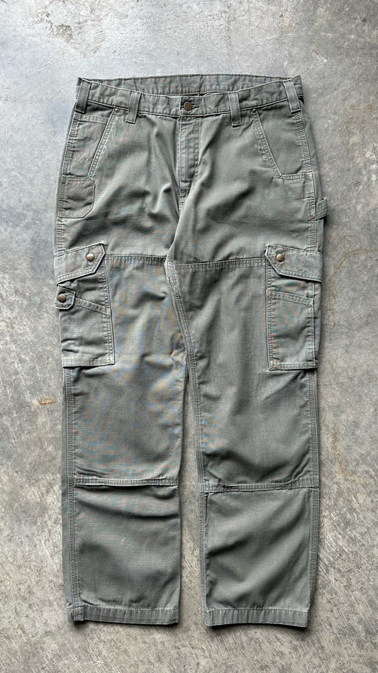 (36X32)GREEN CARHARTT CARGO PANTS