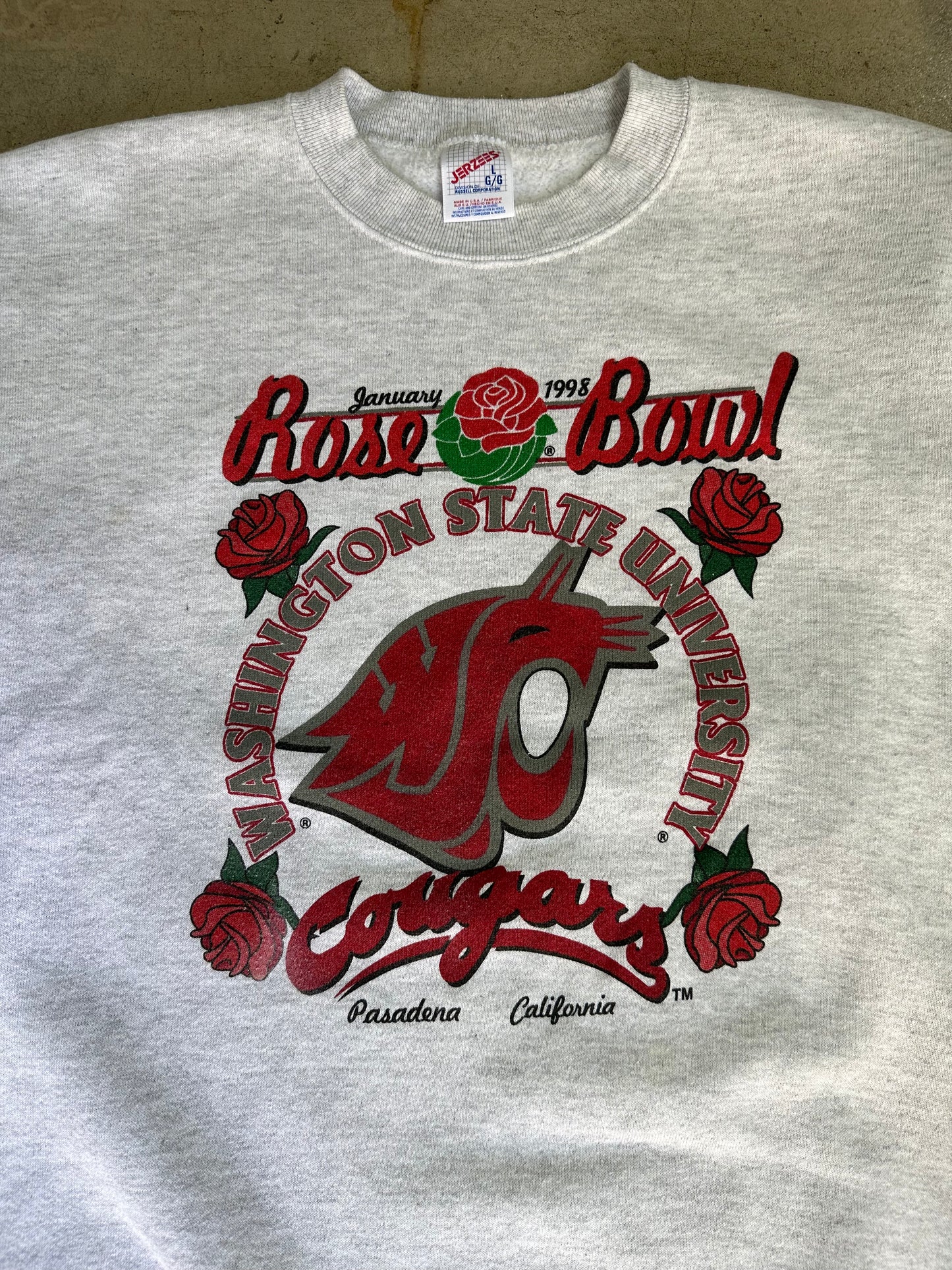 1998 WSU ROSE BOWL CREWNECK(L)