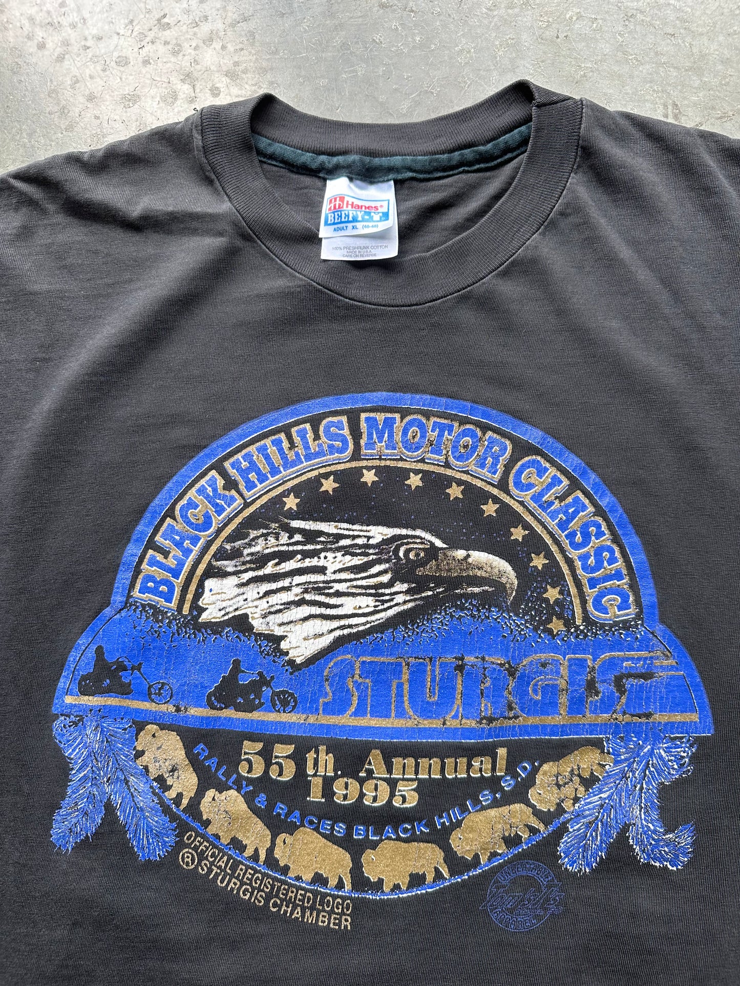 1995 STURGIS HARLEY TEE(XL)