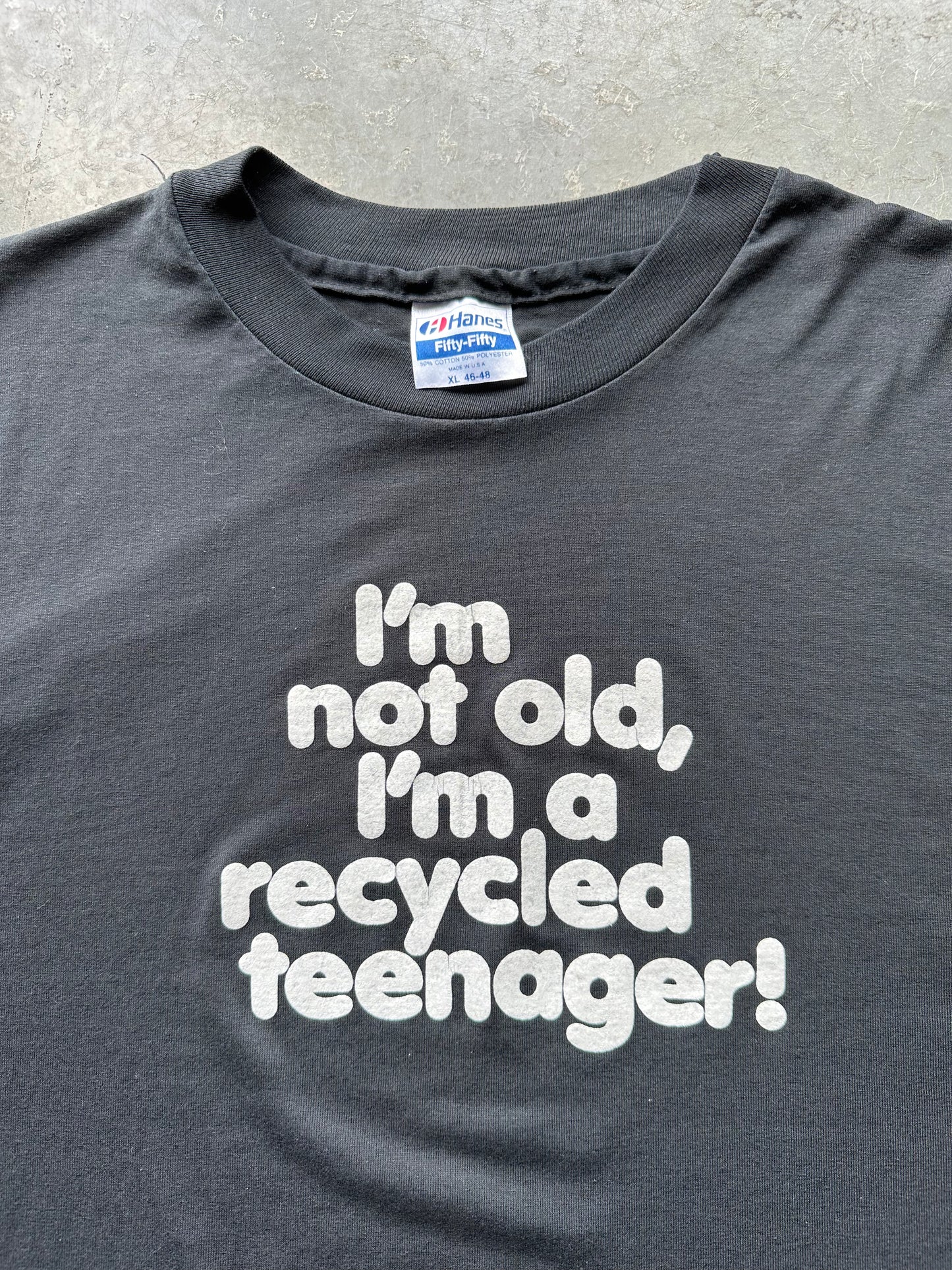 1980’S RECYCLED TEENAGER TEE(XL)