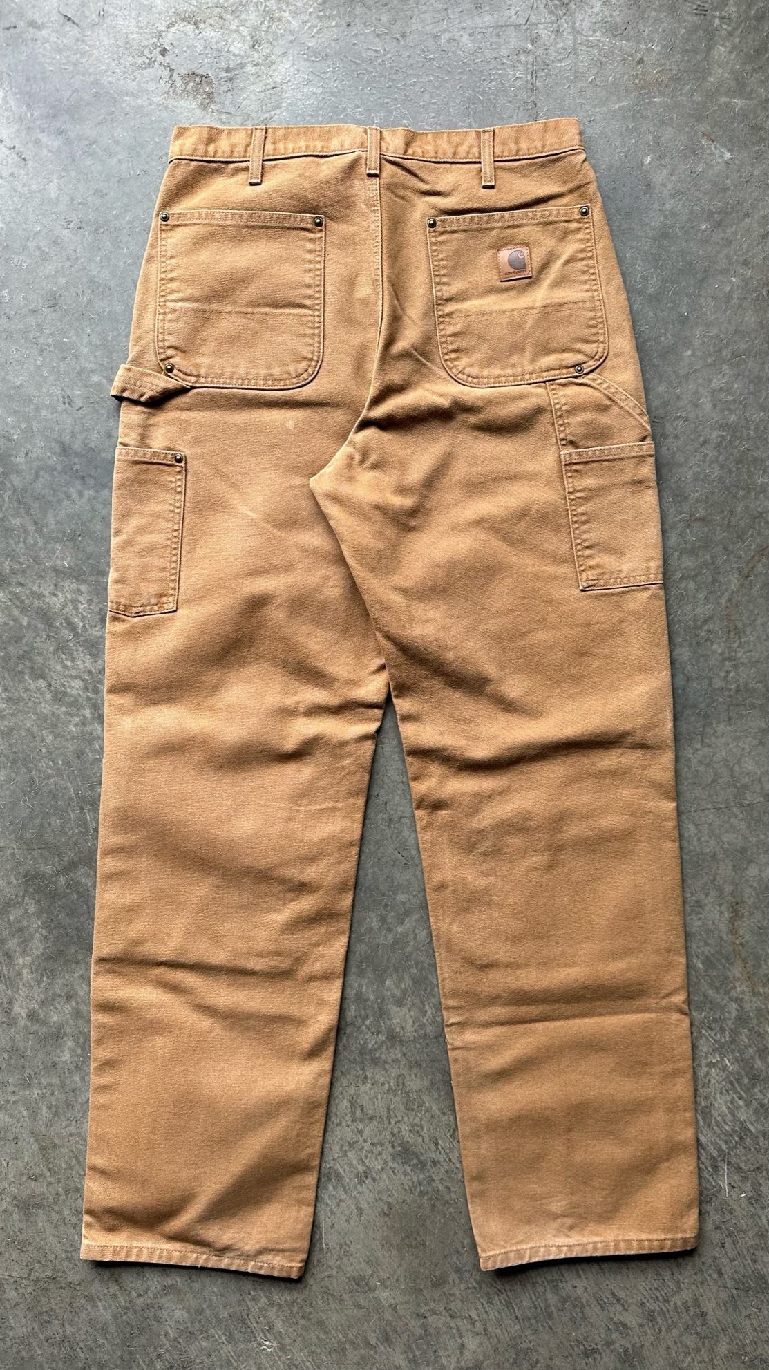 (33X34)TAN CARHARTT DOUBLE KNEES