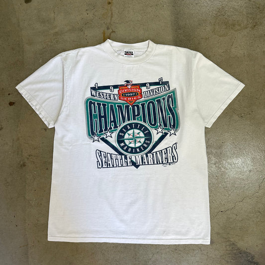 1997 SEATTLE MARINERS DIVISION CHAMPS TEE(XL)