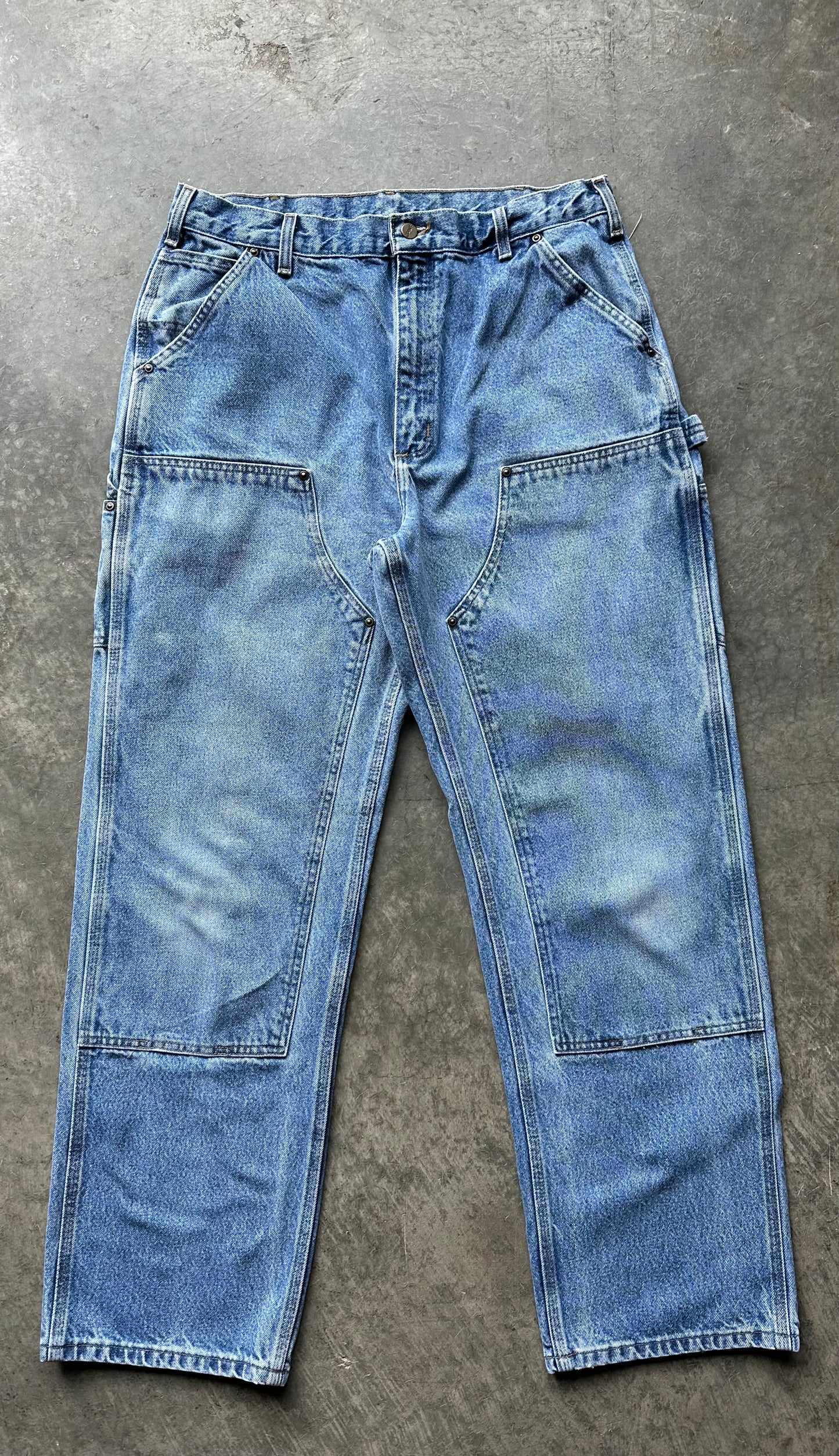 (36X34)DENIM CARHARTT DOUBLE KNEES