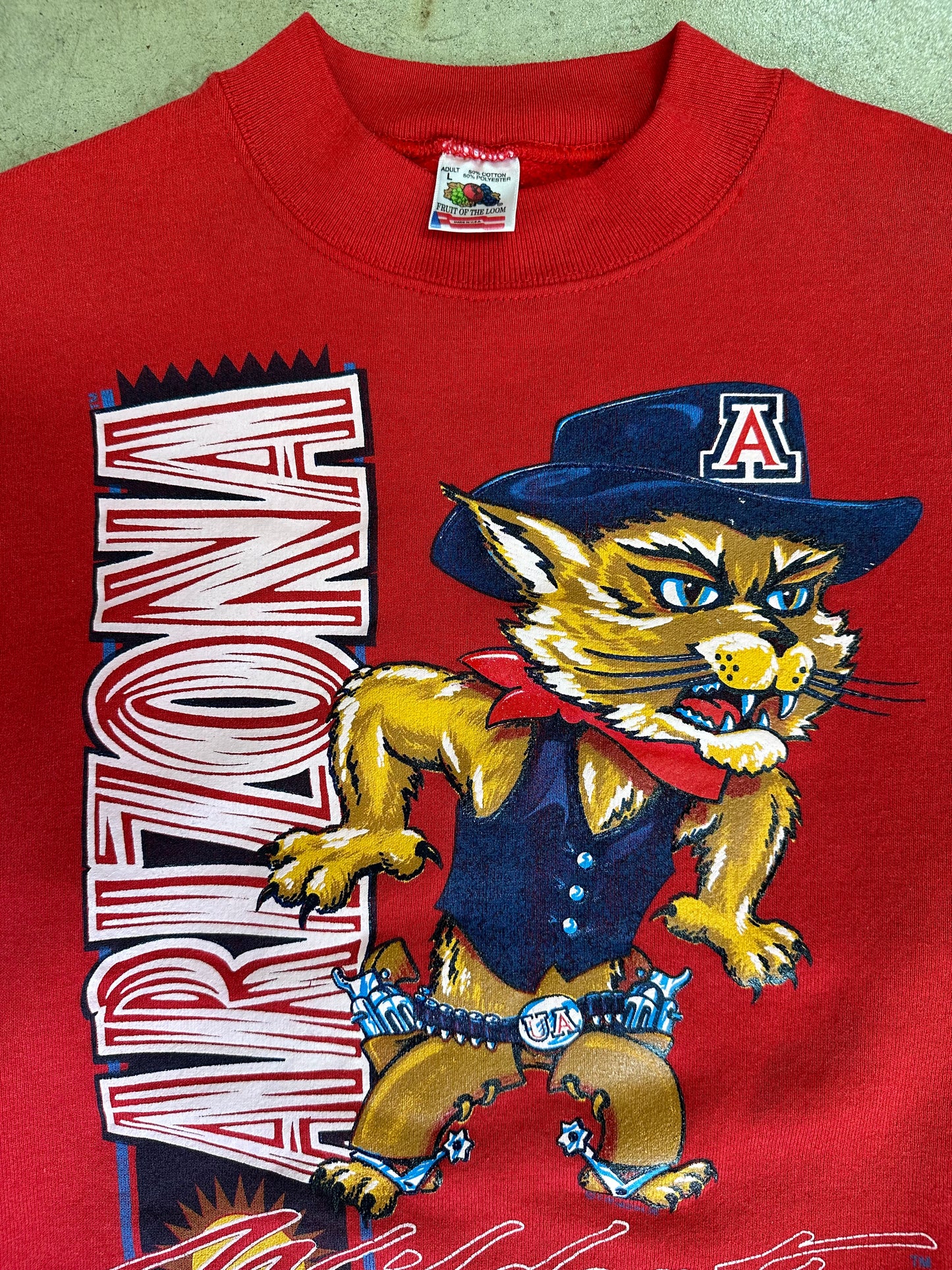 1990’S ARIZONA WILDCATS CREWNECK(L)