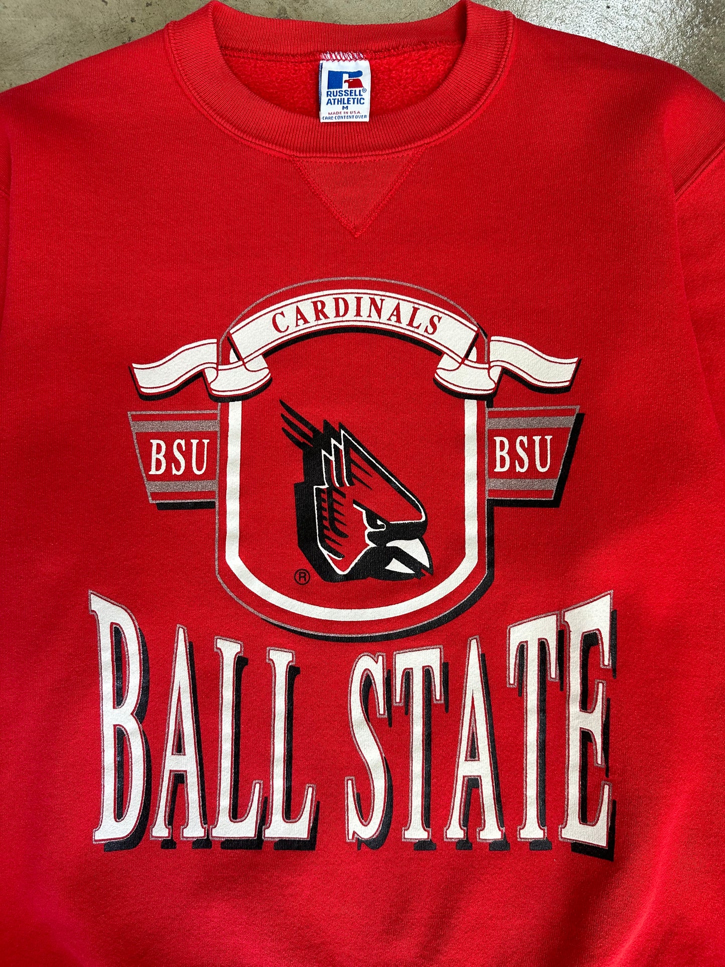 1990’S RUSSELL BALL STATE CREWNECK(M)