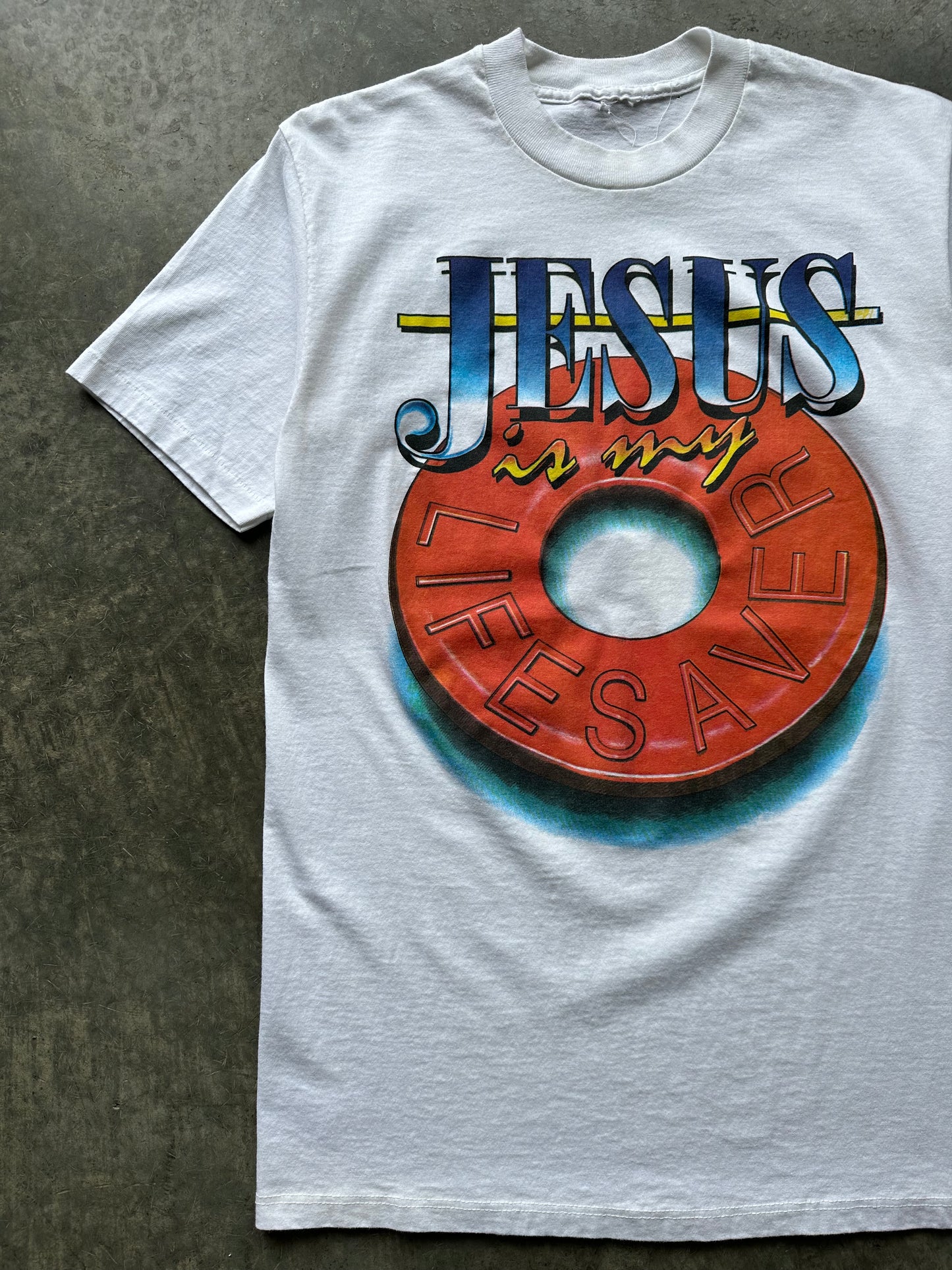 1990’S JESUS IS MY LIFESAVER TEE