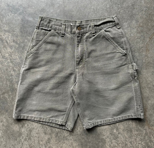 GREEN CARHARTT SHORTS