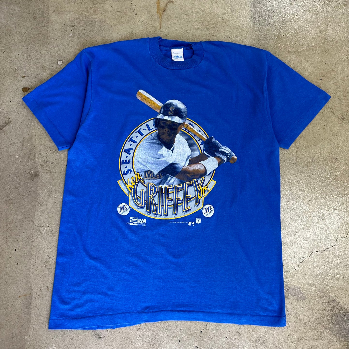 1990 SEATTLE MARINERS KEN GRIFFEY JR. TEE(XL)