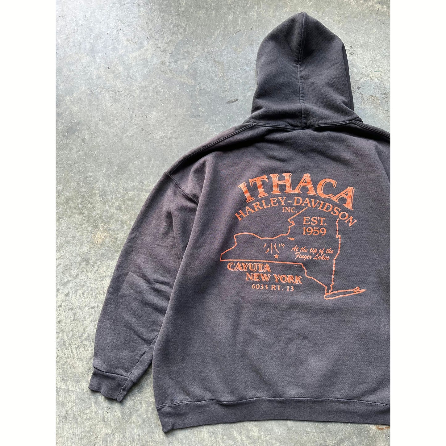 FADED HARLEY DAVIDSON HOODIE(2XL)