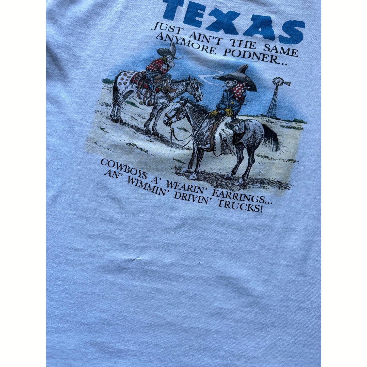 1980’S “TEXAS AIN’T THE SAME” TEE(XL)