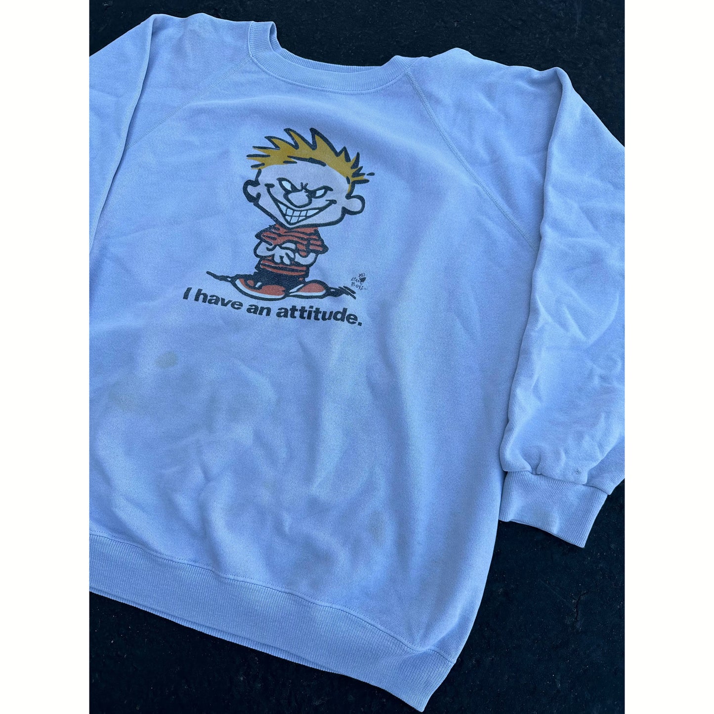 1980’S CALVIN & HOBBS CREWNECK(XL)