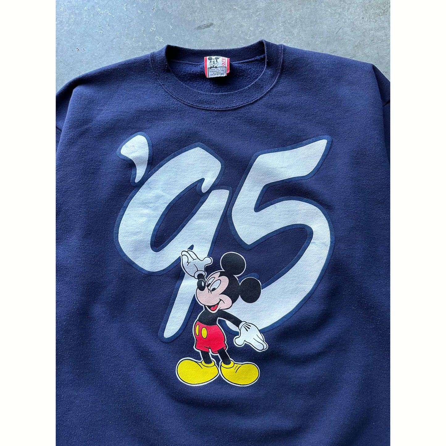 1995 MICKEY DISNEYLAND CREWNECK(XL)