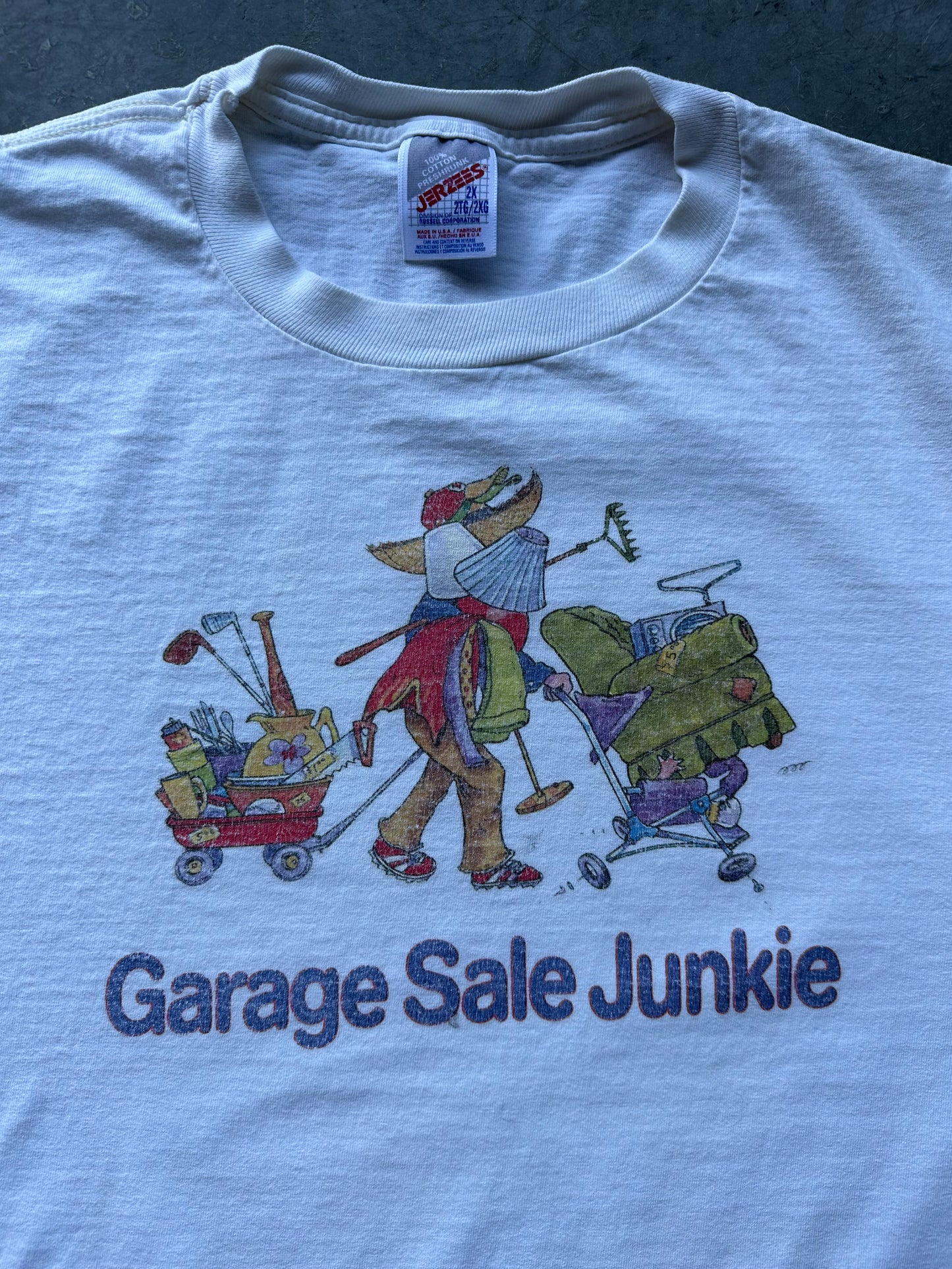 1990’S “GARAGE SALE JUNKIE” TEE(2XL)