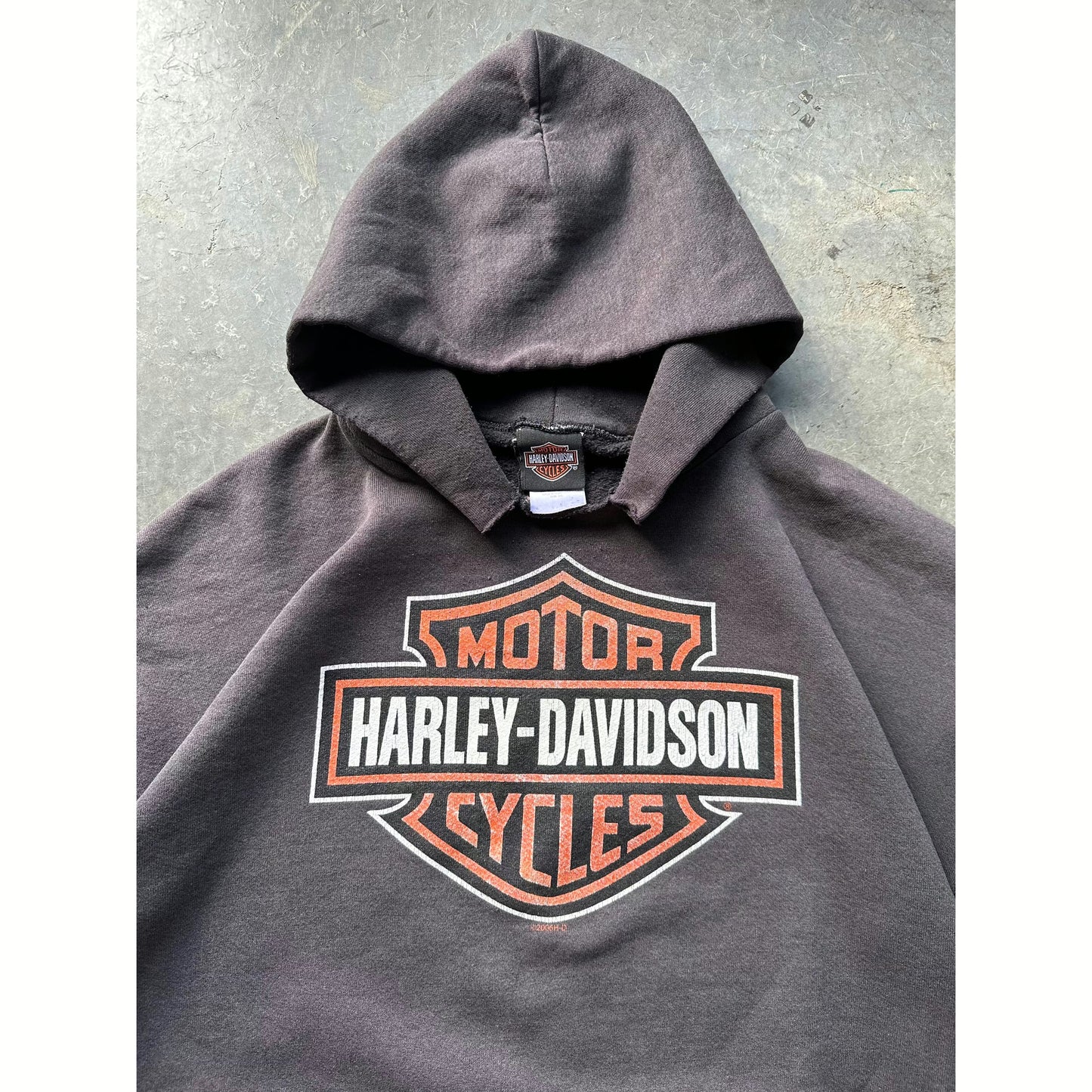 FADED HARLEY DAVIDSON HOODIE(2XL)