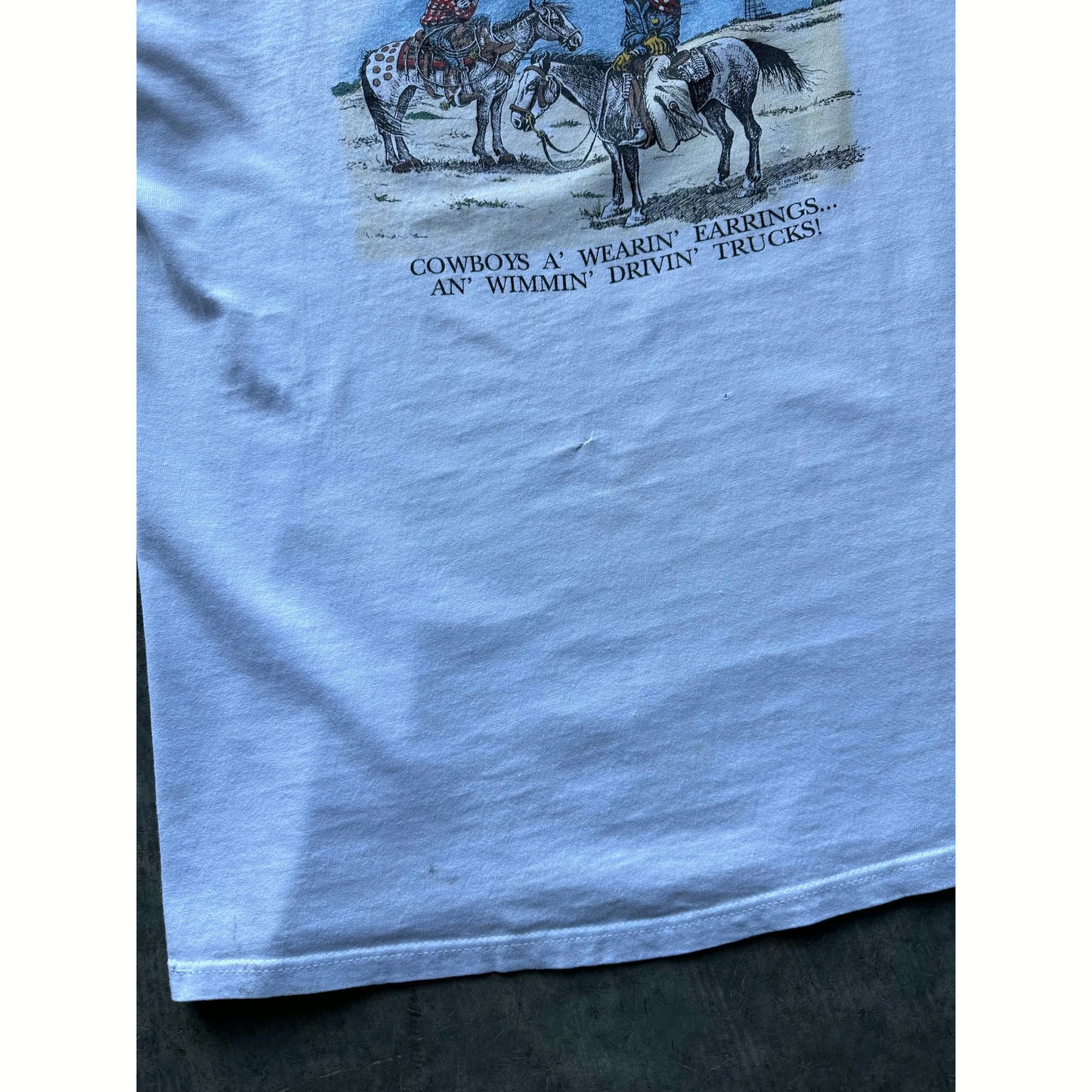 1980’S “TEXAS AIN’T THE SAME” TEE(XL)