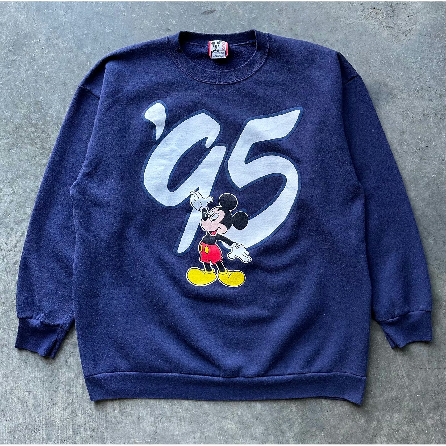 1995 MICKEY DISNEYLAND CREWNECK(XL)